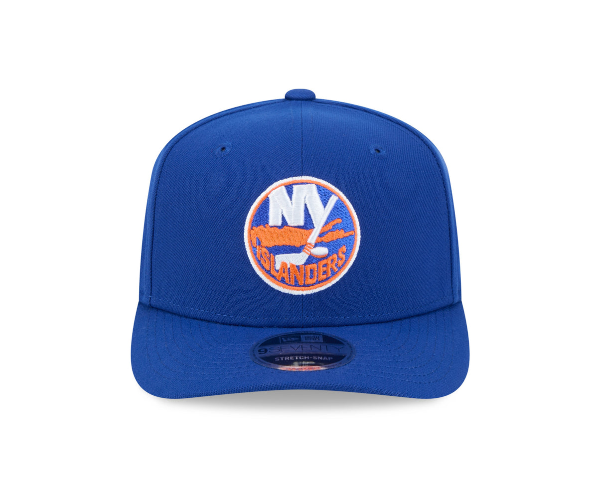 New York Islanders Blue New Era 9SEVENTY Adjustable Hat for Men product image 2, provided for visual reference and product