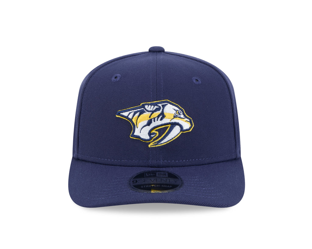 Nashville Predators Navy New Era 9SEVENTY Adjustable Hat product image 2, provided for visual reference and product detail