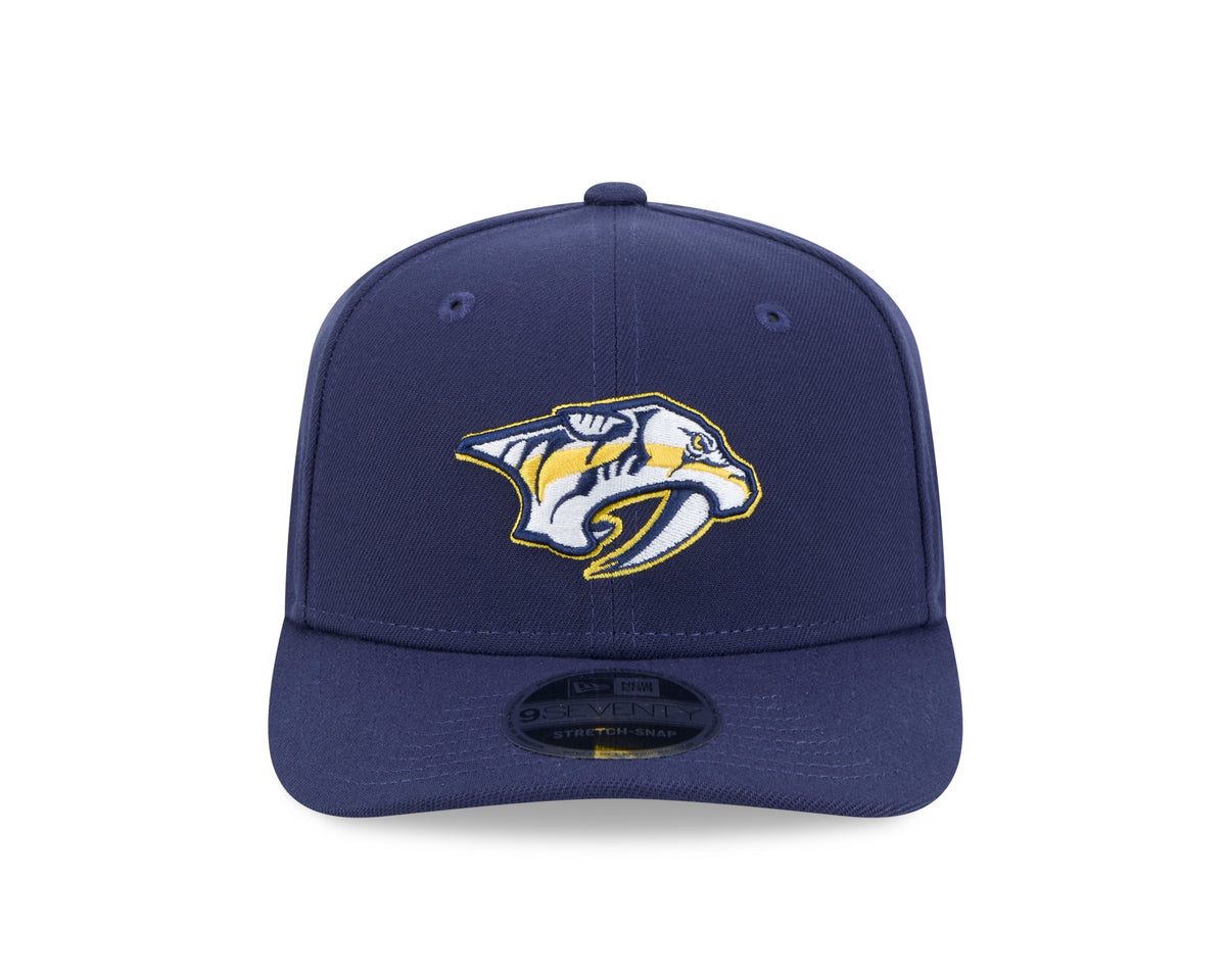 Nashville Predators Navy New Era 9SEVENTY Adjustable Hat product image 2, provided for visual reference and product detail
