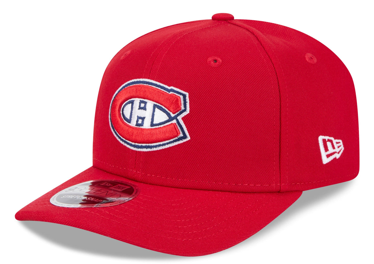 Montreal Canadiens Red New Era 9SEVENTY Adjustable Hat for Men product image 1, provided for visual reference and product