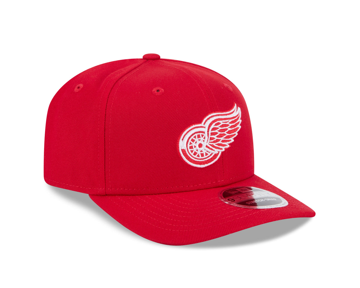 Detroit Red Wings Red New Era 9SEVENTY Adjustable Hat product image 3, provided for visual reference and product detail