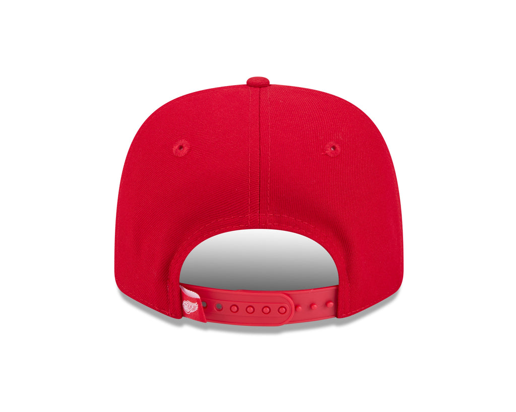 Detroit Red Wings Red New Era 9SEVENTY Adjustable Hat product image 6, provided for visual reference and product detail