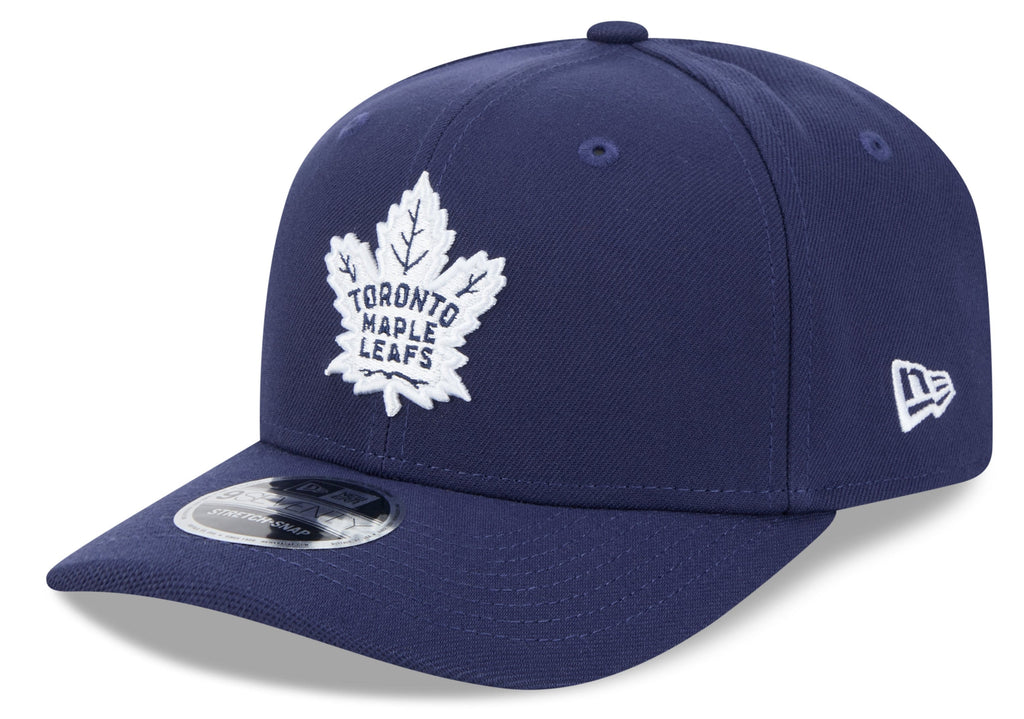 Toronto Maple Leafs Navy Blue New Era 9SEVENTY Adjustable Hat for Men product image 1, provided for visual reference and