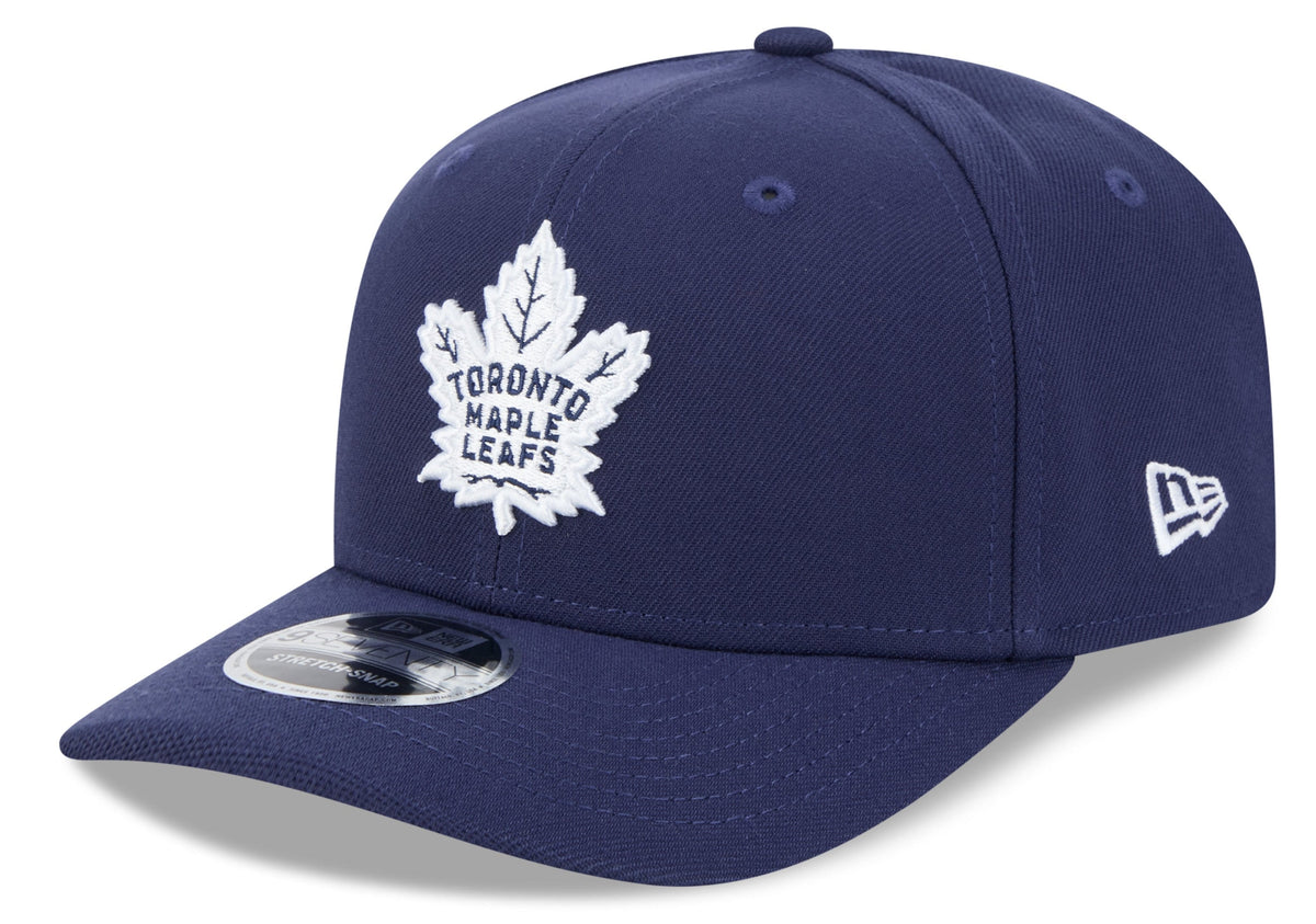 Toronto Maple Leafs Navy Blue New Era 9SEVENTY Adjustable Hat for Men product image 1, provided for visual reference and