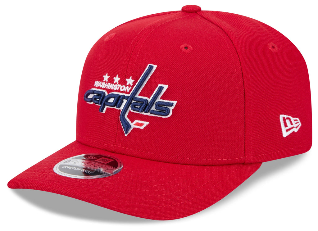 Washington Capitals Red New Era 9SEVENTY Adjustable Hat product image 1, provided for visual reference and product detail