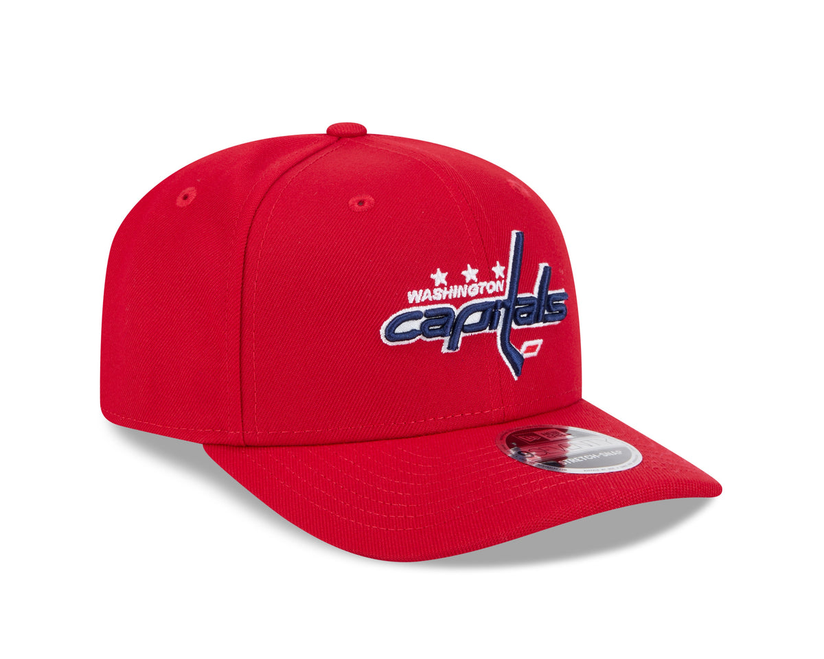 Washington Capitals Red New Era 9SEVENTY Adjustable Hat product image 3, provided for visual reference and product detail