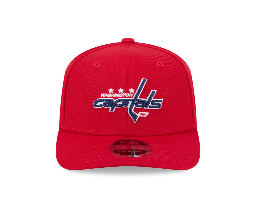 Washington Capitals Red New Era 9SEVENTY Adjustable Hat product image 2, provided for visual reference and product detail