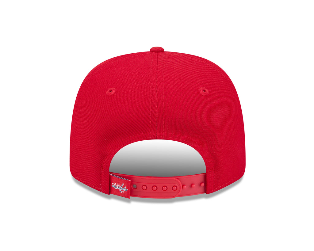 Washington Capitals Red New Era 9SEVENTY Adjustable Hat product image 6, provided for visual reference and product detail