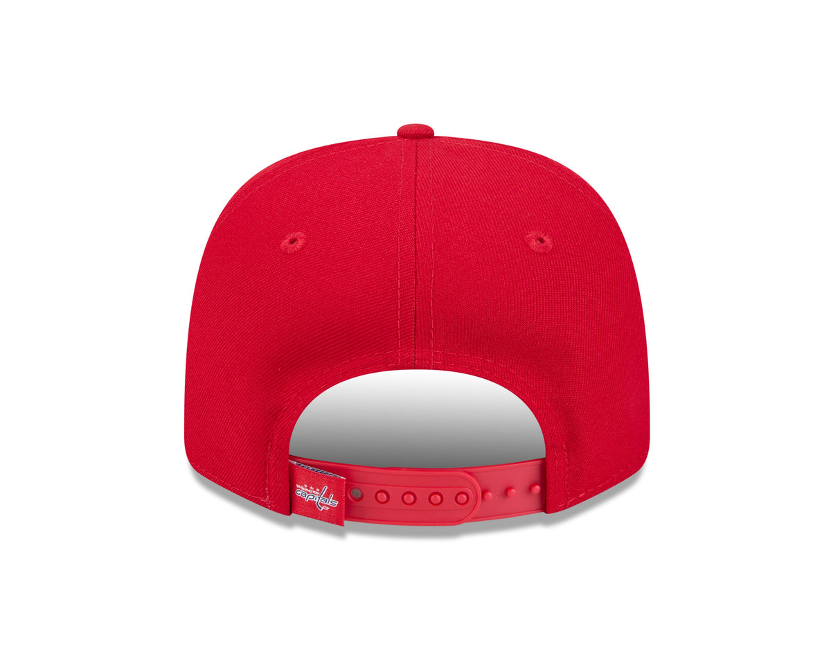 Washington Capitals Red New Era 9SEVENTY Adjustable Hat product image 6, provided for visual reference and product detail