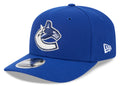 Vancouver Canucks Blue New Era 9SEVENTY Adjustable Hat for Men product image 1, provided for visual reference and product