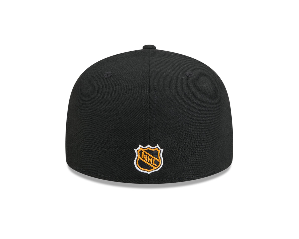 Los Angeles Kings Black Basic New Era 59FIFTY Fitted Hat product image 6, provided for visual reference and product detail