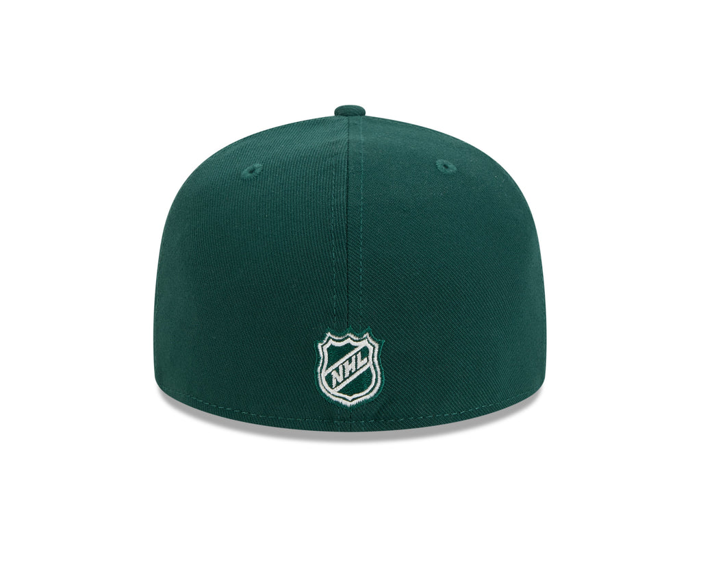 Minnesota Minnesota Wild Forest Green Basic New Era 59FIFTY Fitted Hat product image 6, provided for visual reference and