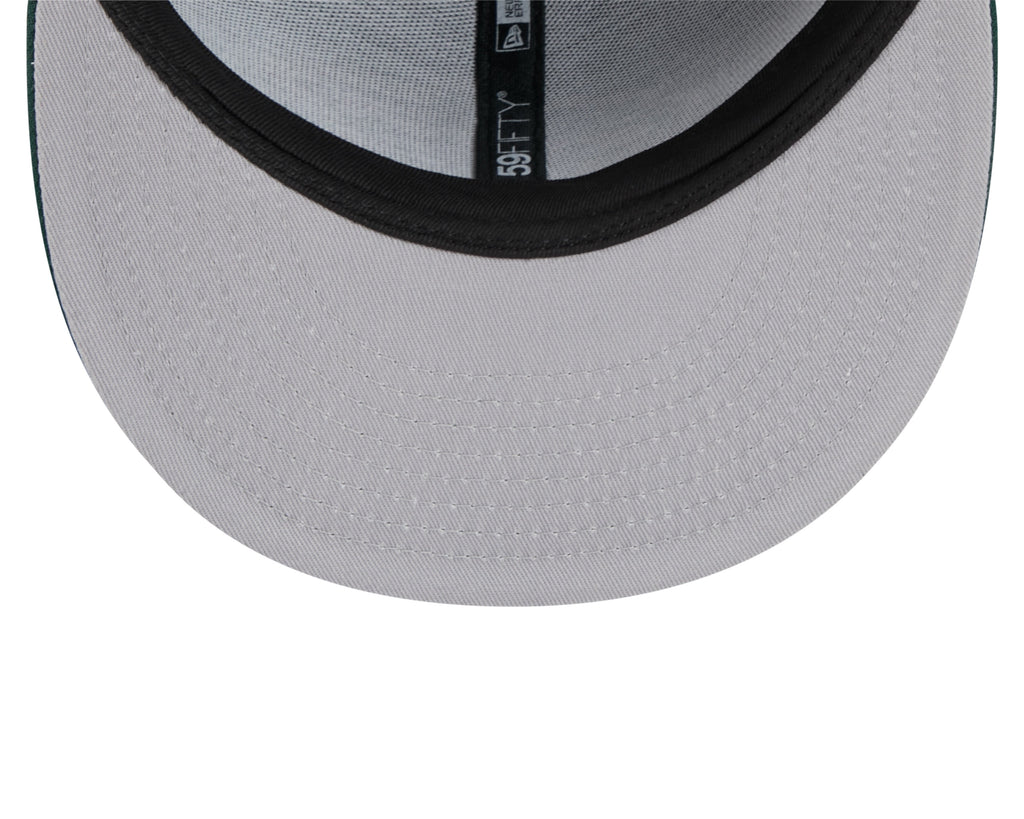 Minnesota Minnesota Wild Forest Green Basic New Era 59FIFTY Fitted Hat product image 7, provided for visual reference and