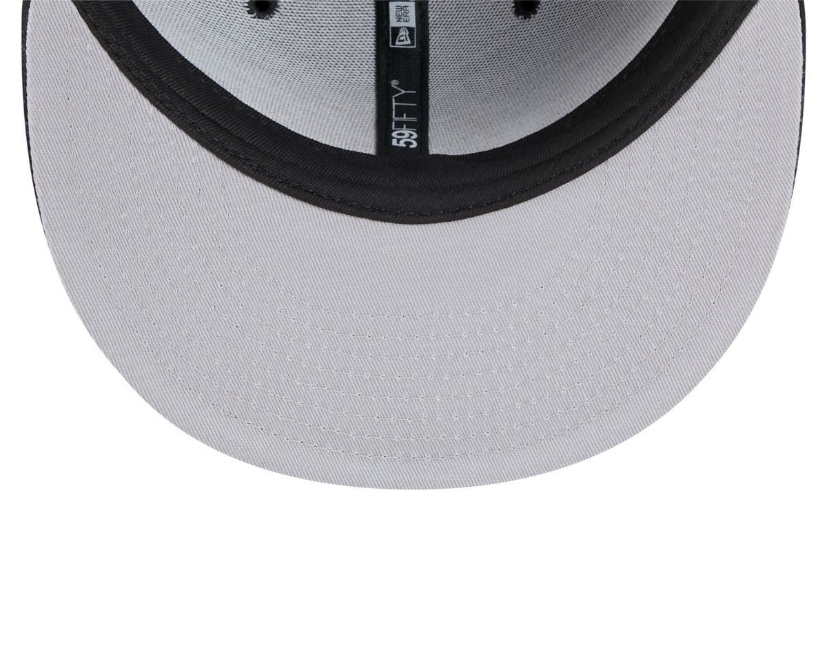 Vancouver Canucks Black Skate Basic New Era 59FIFTY Fitted Hat product image 7, provided for visual reference and product