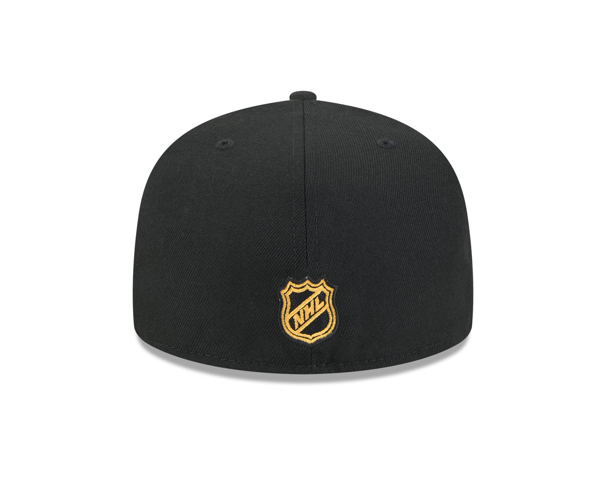 Pittsburgh Penguins Black Basic New Era 59FIFTY Fitted Hat product image 6, provided for visual reference and product detail