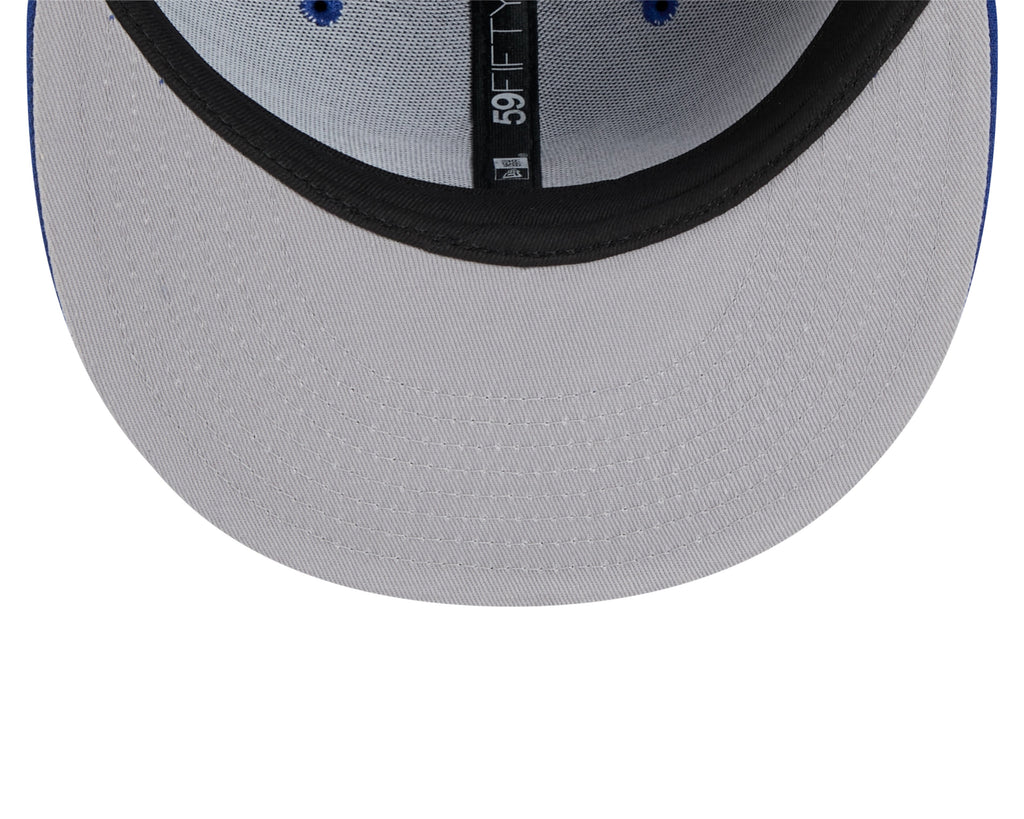 Vancouver Canucks Royal Basic New Era 59FIFTY Fitted Hat product image 7, provided for visual reference and product detail