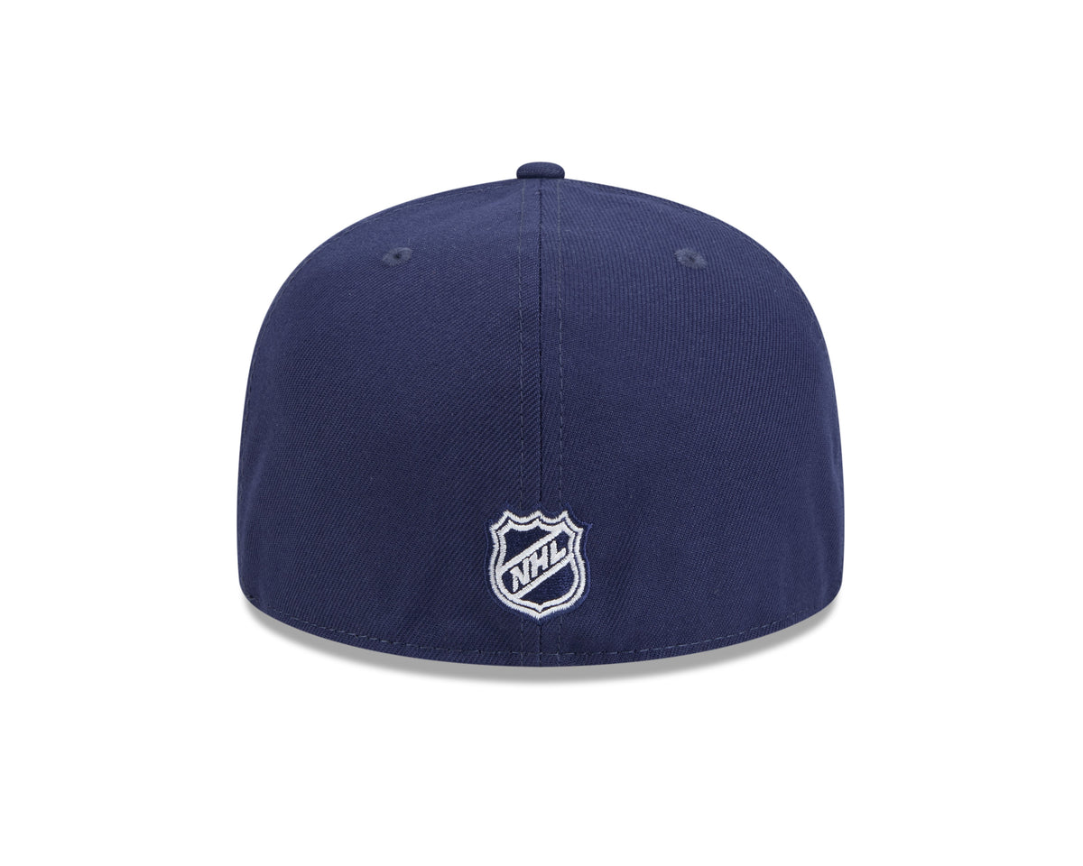 Toronto Maple Leafs Navy Basic New Era 59FIFTY Fitted Hat product image 6, provided for visual reference and product detail