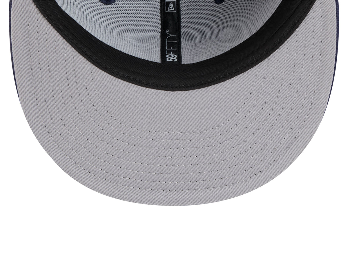 Toronto Maple Leafs Navy Basic New Era 59FIFTY Fitted Hat product image 7, provided for visual reference and product detail