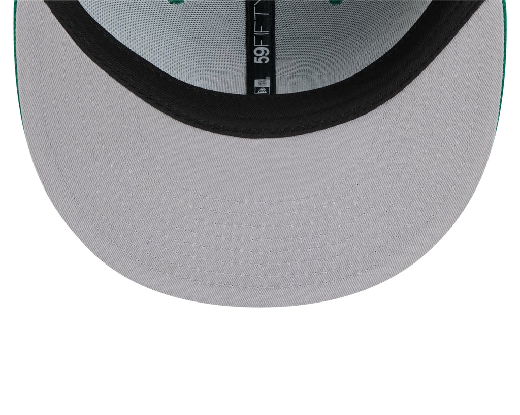 Minnesota North Stars Kelly Green Basic New Era 59FIFTY Fitted Hat product image 7, provided for visual reference and