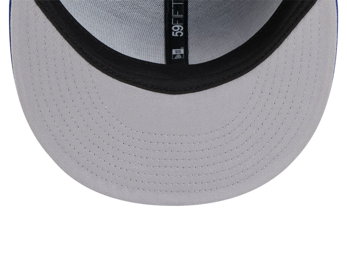 Quebec Nordiques Royal Basic New Era 59FIFTY Fitted Hat product image 7, provided for visual reference and product detail