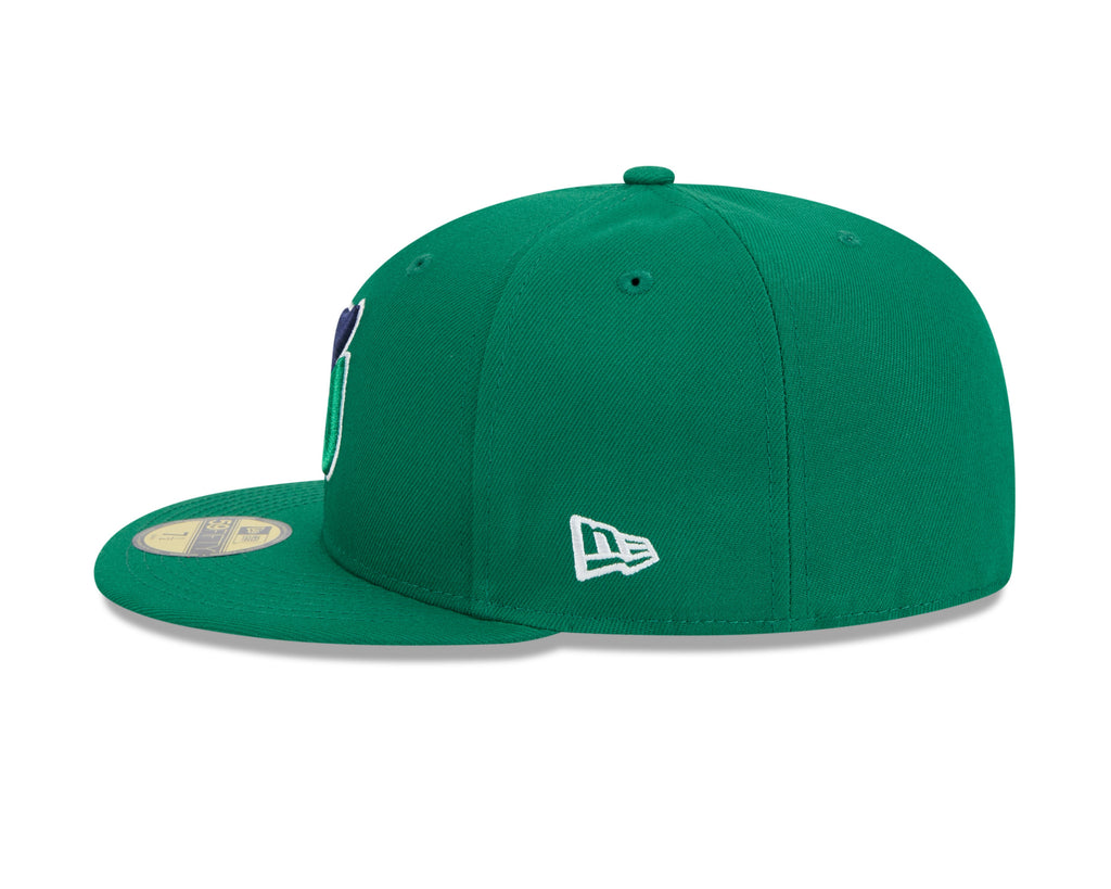 Hartford Whalers Kelly Green Basic New Era 59FIFTY Fitted Hat product image 4, provided for visual reference and product