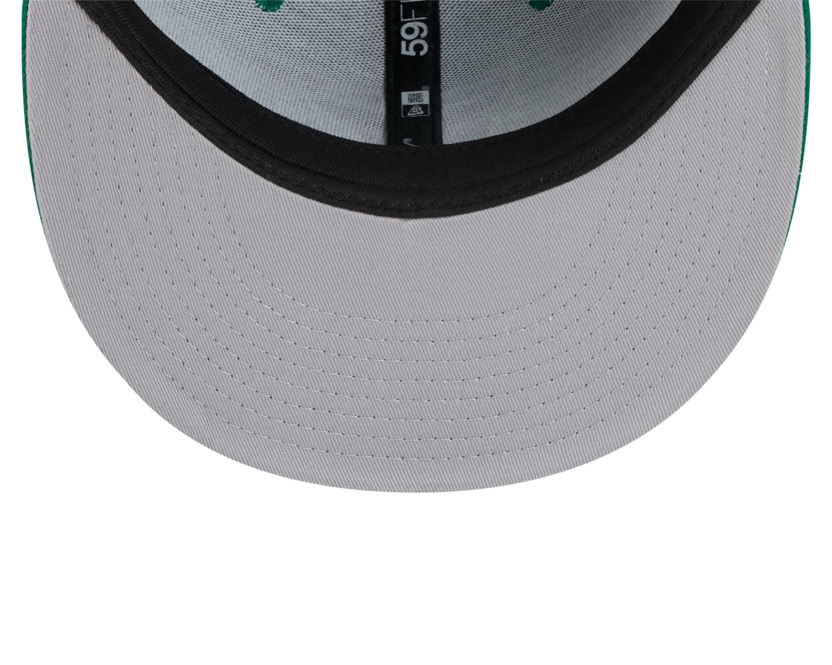 Hartford Whalers Kelly Green Basic New Era 59FIFTY Fitted Hat product image 7, provided for visual reference and product