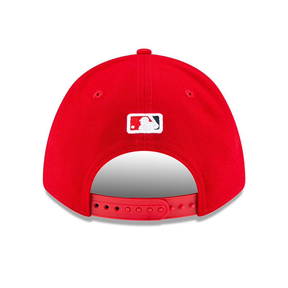 Los Angeles Angels Angels Red New Era Player Replica M-Crown 9FORTY Adjustable Hat product image 6, provided for visual