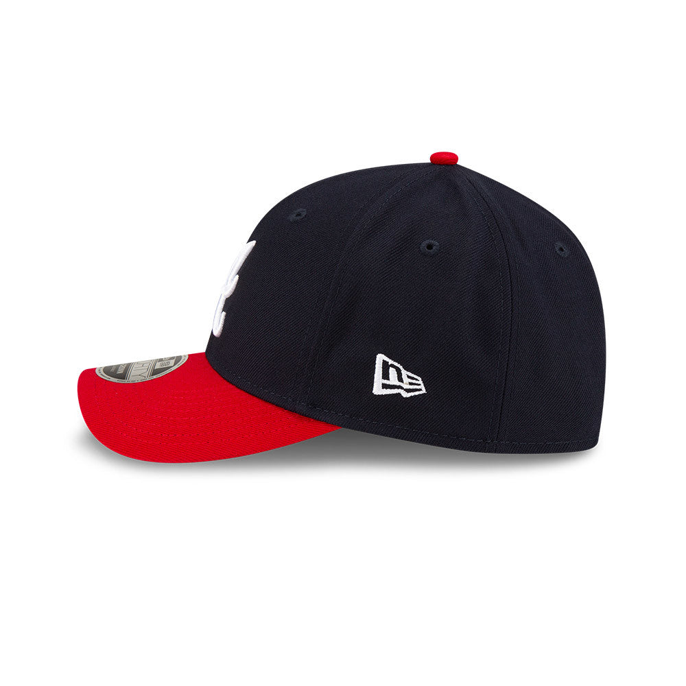 Atlanta Braves Navy/Red New Era Player Replica M-Crown 9FORTY Adjustable Hat product image 5, provided for visual reference