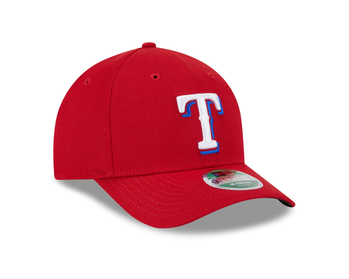 Texas Rangers Red Alternate New Era Player Replica M-Crown 9FORTY Adjustable Hat product image 3, provided for visual