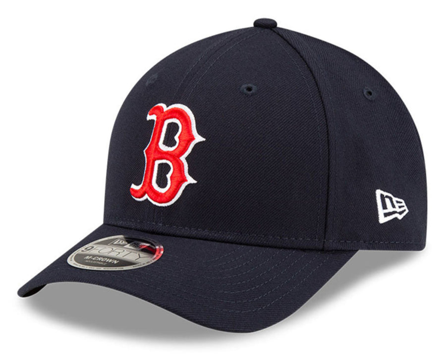 Boston Red Sox Navy New Era Player Replica M-Crown 9FORTY Adjustable Hat product image 1, provided for visual reference and