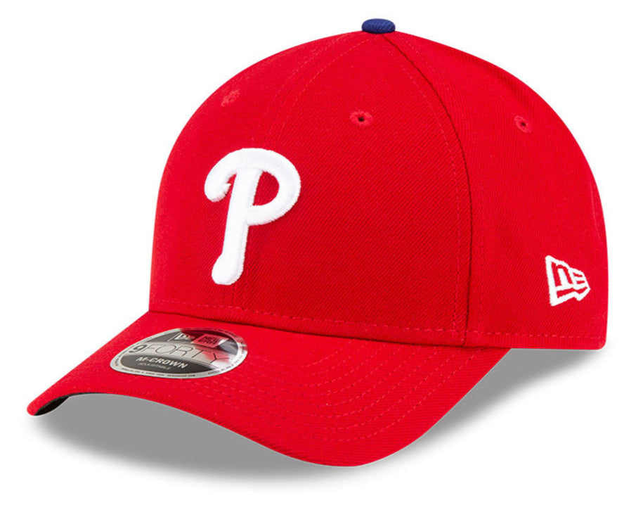 Philadelphia Phillies Red New Era Player Replica M-Crown 9FORTY Adjustable Hat product image 1, provided for visual