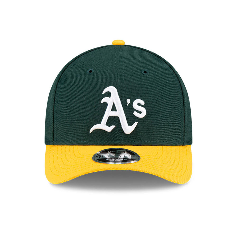 Athletics Green/Yellow New Era Player Replica M-Crown 9FORTY Adjustable Hat product image 2, provided for visual reference