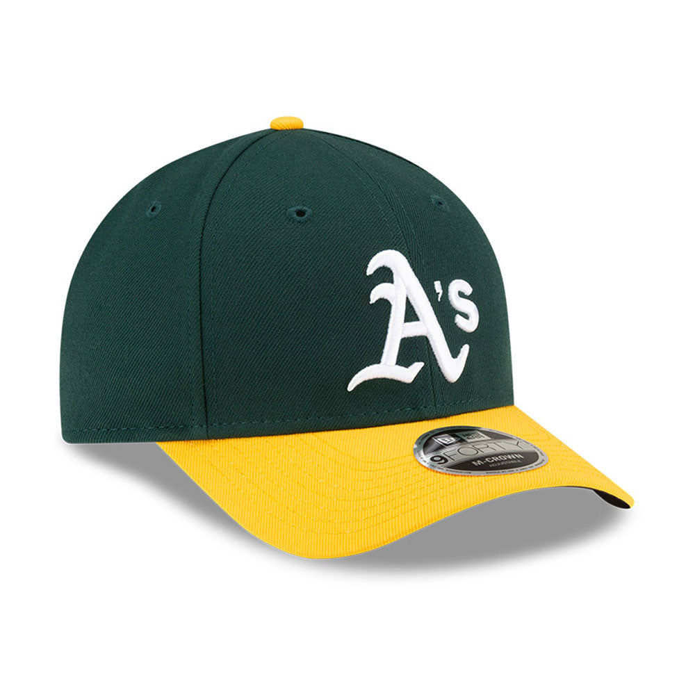 Athletics Green/Yellow New Era Player Replica M-Crown 9FORTY Adjustable Hat product image 3, provided for visual reference