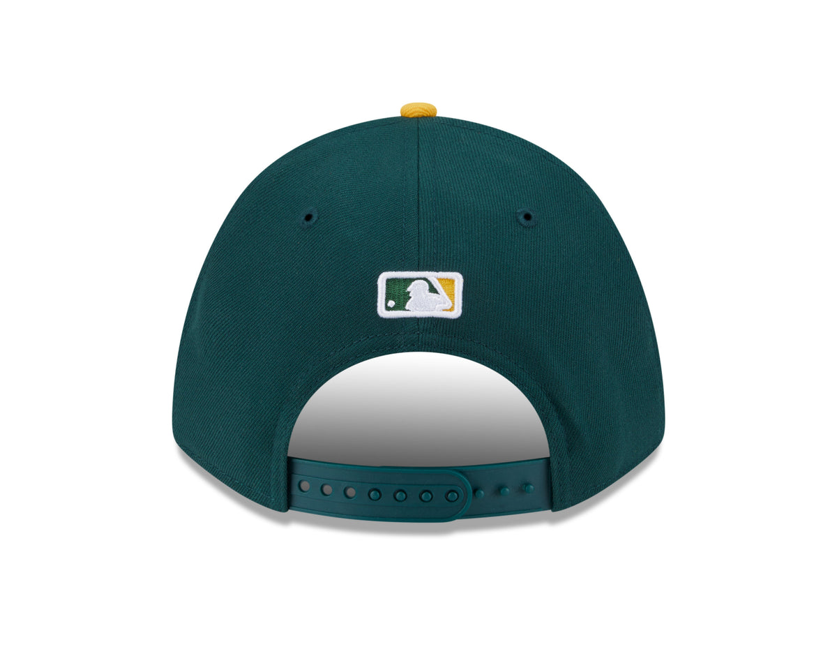 Athletics Green/Yellow New Era Player Replica M-Crown 9FORTY Adjustable Hat product image 6, provided for visual reference