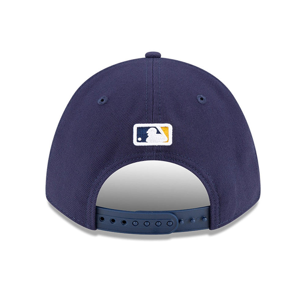 Milwaukee Brewers Navy Blue New Era Player Replica M-Crown 9FORTY Adjustable Hat product image 6, provided for visual