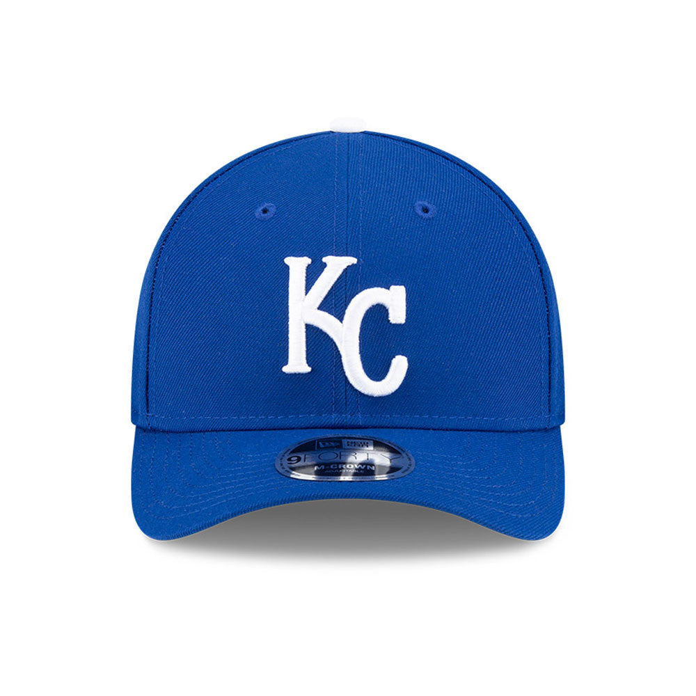 Kansas City Royals Blue New Era Player Replica M-Crown 9FORTY Adjustable Hat product image 2, provided for visual reference