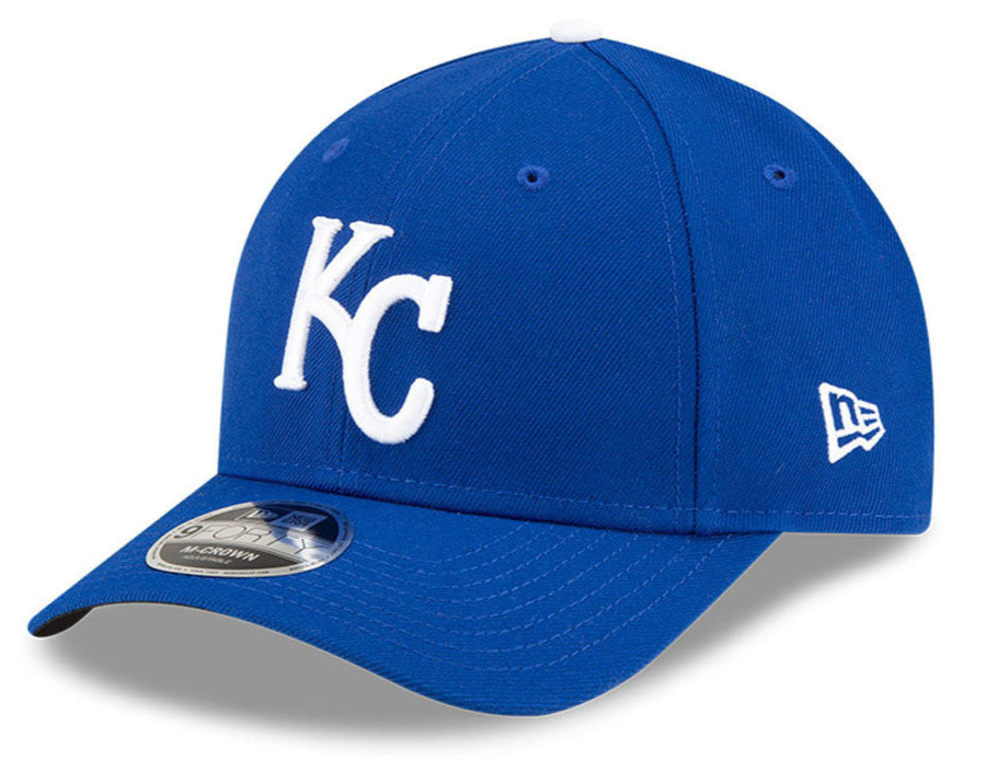 Kansas City Royals Blue New Era Player Replica M-Crown 9FORTY Adjustable Hat product image 1, provided for visual reference