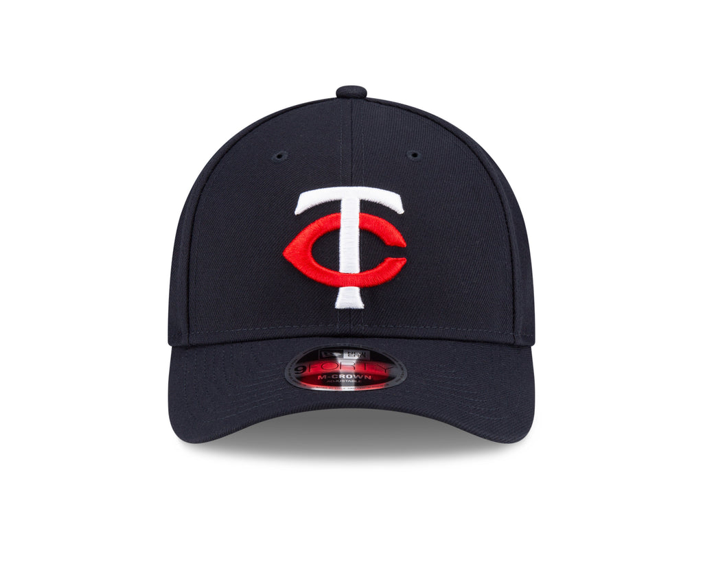 Minnesota Twins Navy New Era Player Replica M-Crown 9FORTY Adjustable Hat product image 2, provided for visual reference and