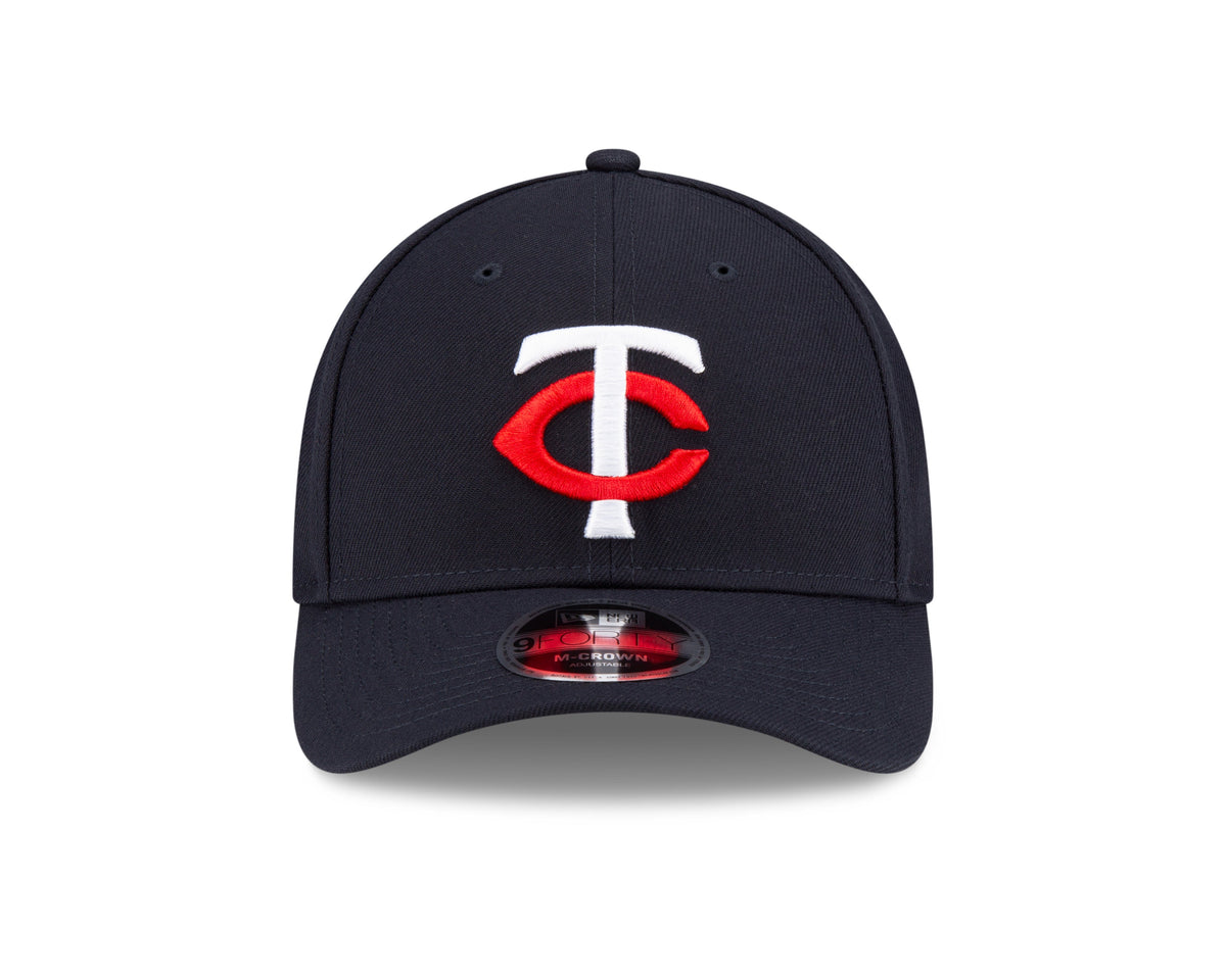 Minnesota Twins Navy New Era Player Replica M-Crown 9FORTY Adjustable Hat product image 2, provided for visual reference and