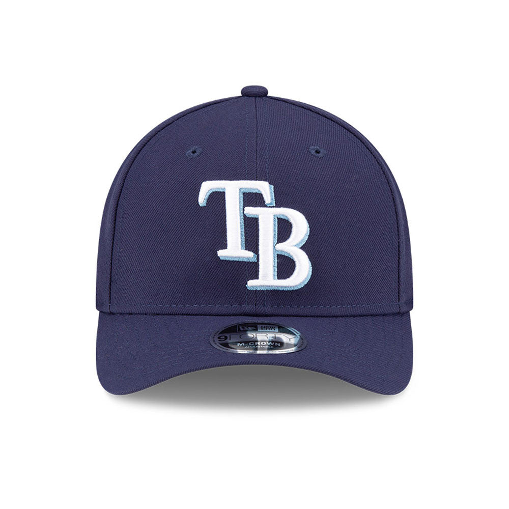 Tampa Bay Rays Navy New Era Player Replica M-Crown 9FORTY Adjustable Hat product image 2, provided for visual reference and