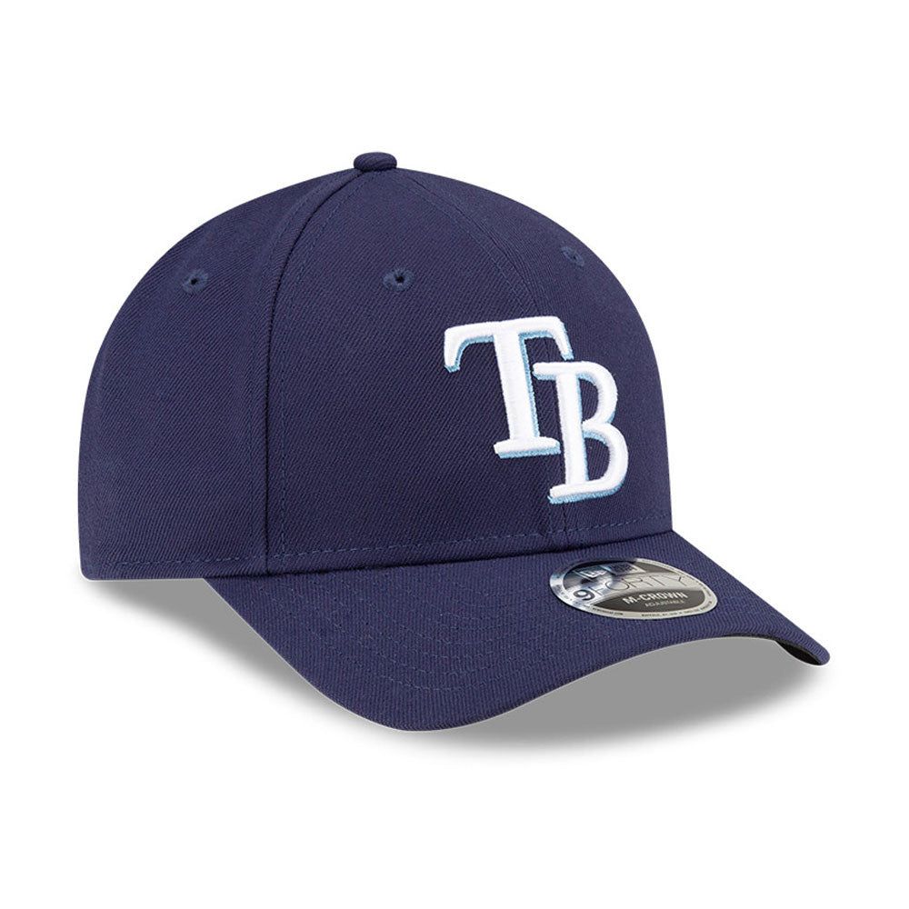 Tampa Bay Rays Navy New Era Player Replica M-Crown 9FORTY Adjustable Hat product image 3, provided for visual reference and