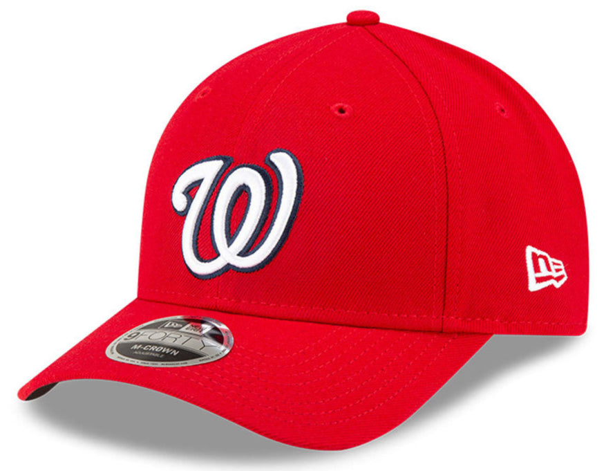 Washington Nationals Red New Era Player Replica M-Crown 9FORTY Adjustable Hat product image 1, provided for visual reference