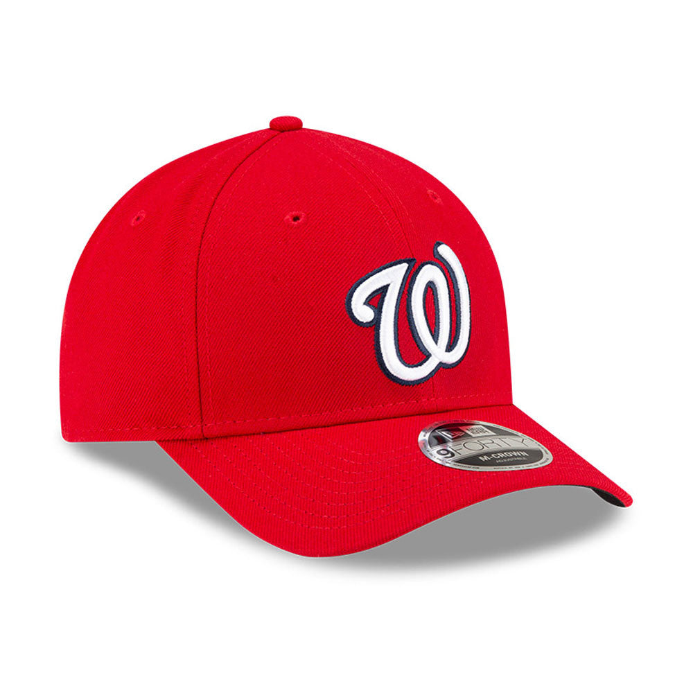 Washington Nationals Red New Era Player Replica M-Crown 9FORTY Adjustable Hat product image 3, provided for visual reference