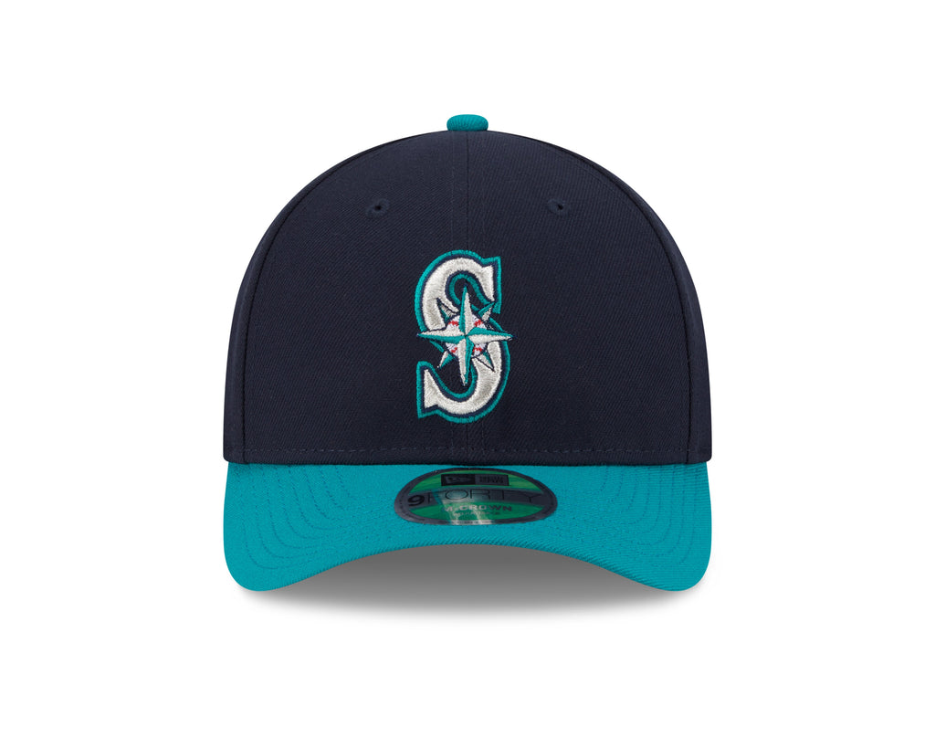Seattle Mariners Navy/Teal New Era Player Replica M-Crown 9FORTY Adjustable Hat product image 2, provided for visual