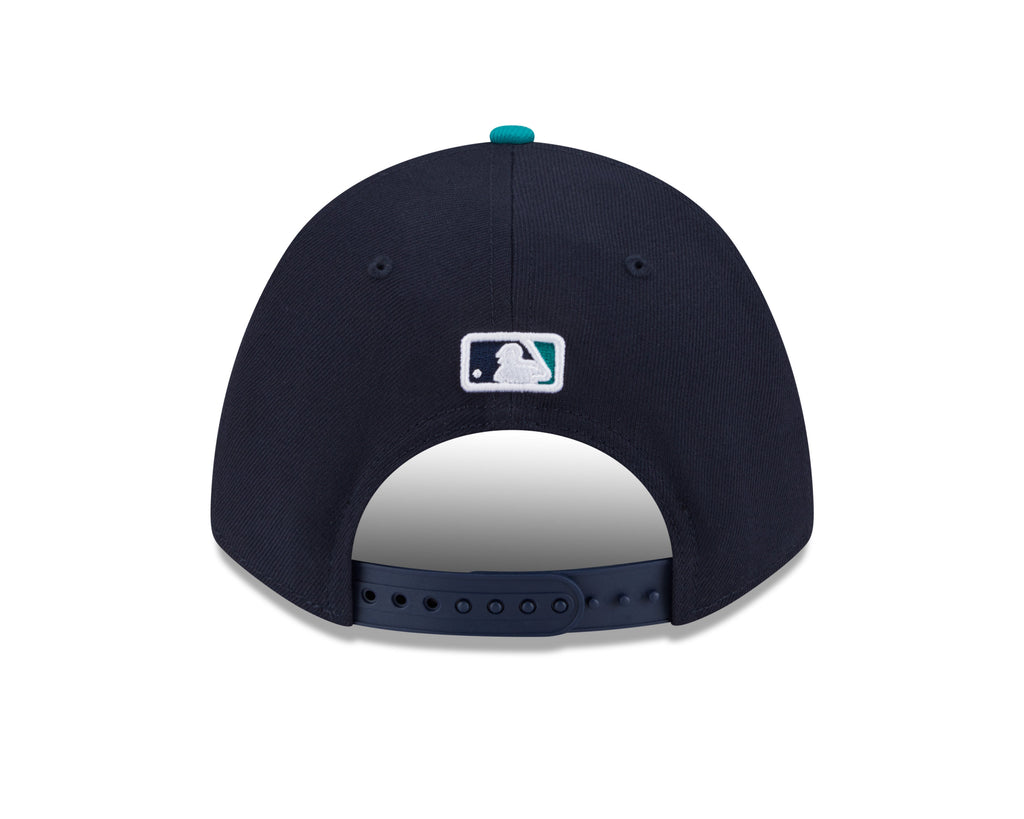 Seattle Mariners Navy/Teal New Era Player Replica M-Crown 9FORTY Adjustable Hat product image 6, provided for visual