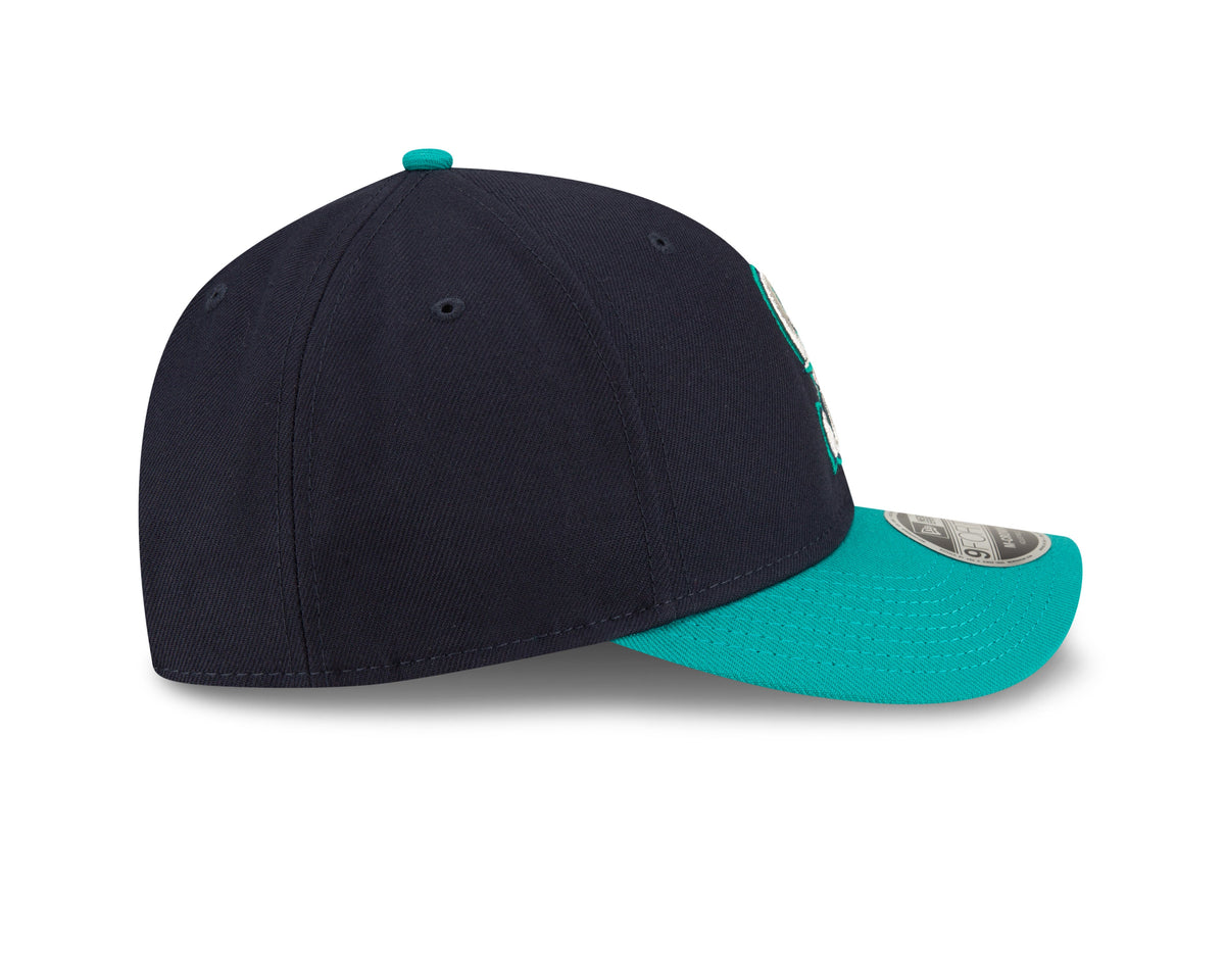 Seattle Mariners Navy/Teal New Era Player Replica M-Crown 9FORTY Adjustable Hat product image 4, provided for visual
