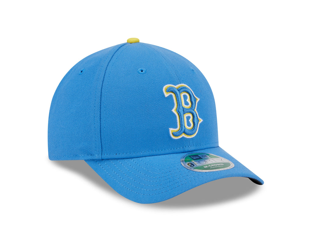 Boston Red Sox City Connect Blue New Era Player Replica M-Crown 9FORTY Adjustable Hat product image 3, provided for visual