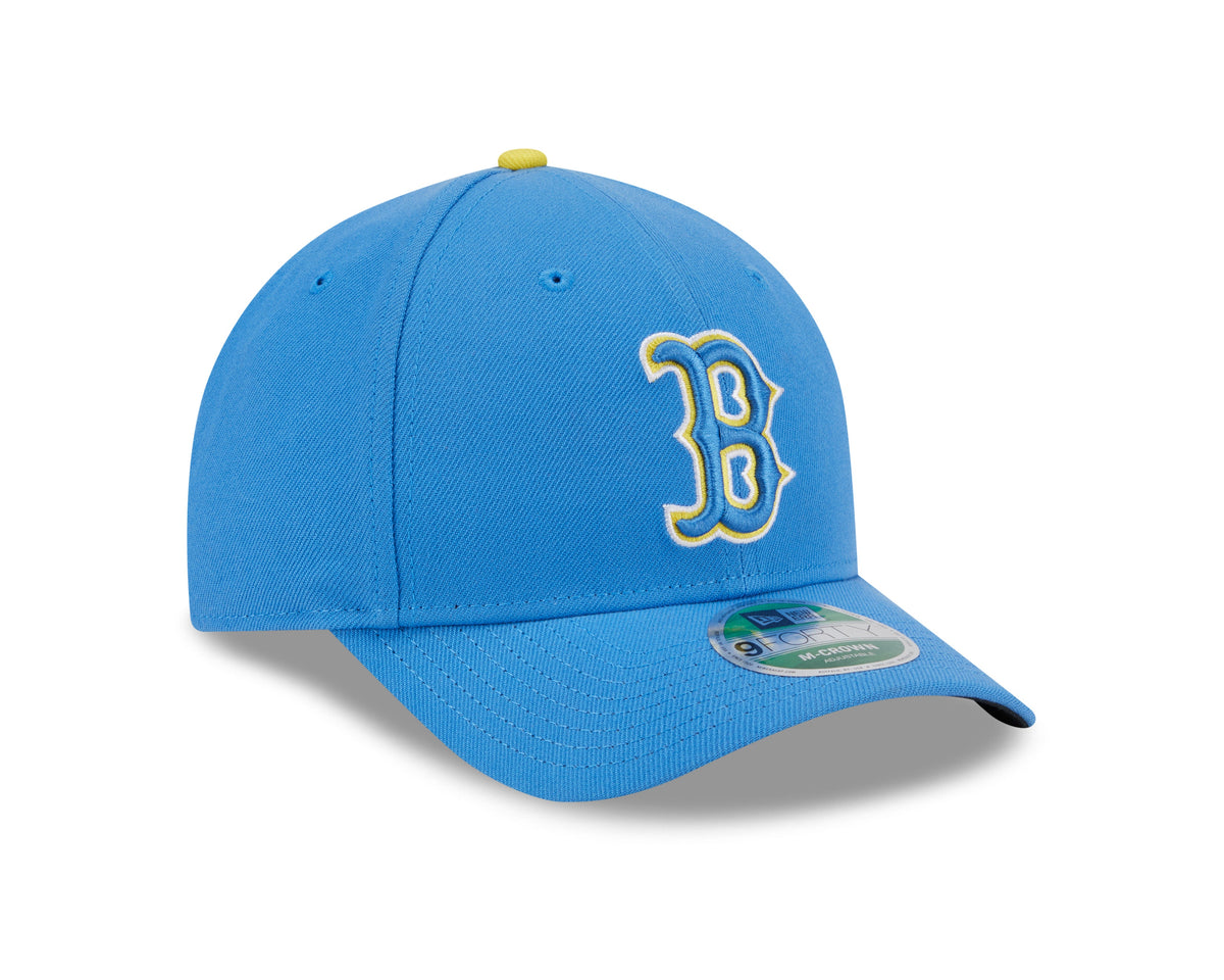 Boston Red Sox City Connect Blue New Era Player Replica M-Crown 9FORTY Adjustable Hat product image 3, provided for visual