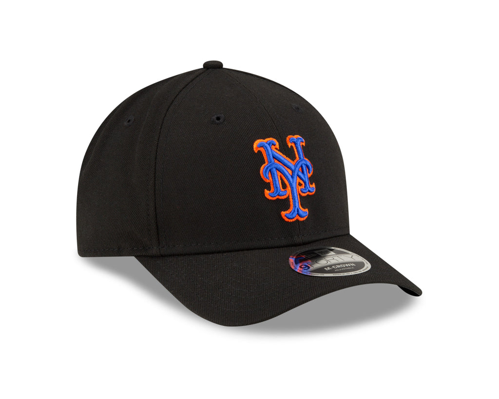 New York Mets Black Alternate 2 New Era Player Replica M-Crown 9FORTY Adjustable Hat product image 3, provided for visual