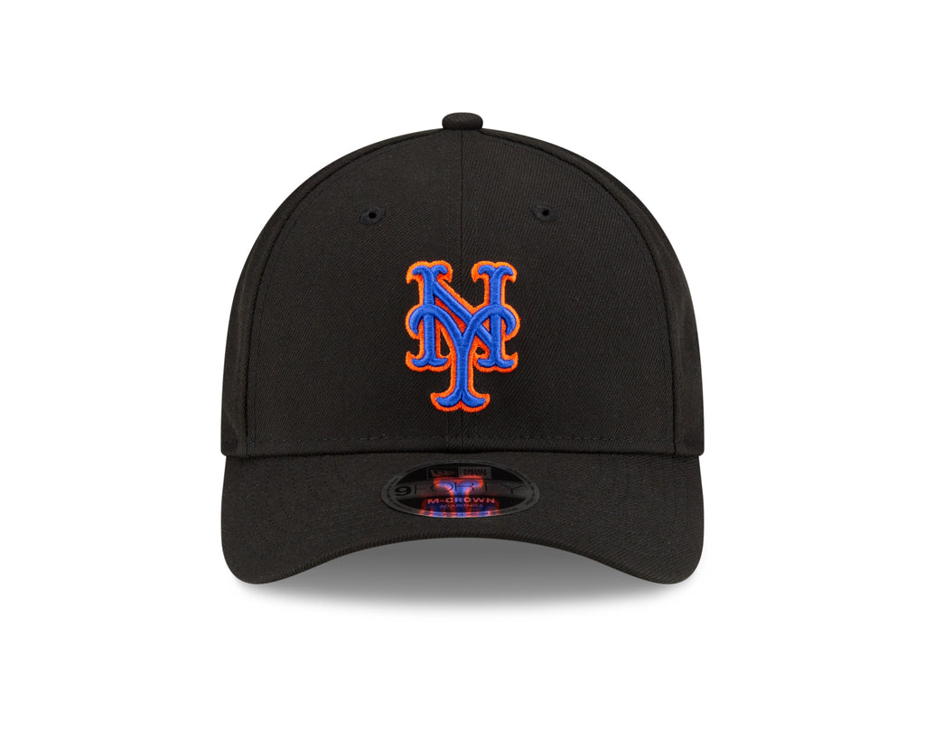 New York Mets Black Alternate 2 New Era Player Replica M-Crown 9FORTY Adjustable Hat product image 2, provided for visual